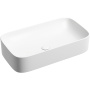 Умывальник чаша накладная прямоугольная (цвет Белый Матовый) Element 705*380*150мм