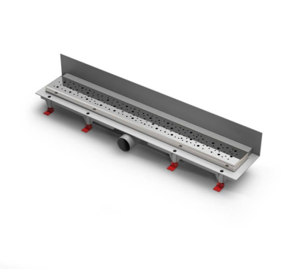 Душевой лоток 85 см Creto Points CRE-850 PN-P с решеткой, хром