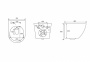 Унитаз ABBER Bequem AC1101MG подвесной серый матовый, безободковый Унитаз ABBER Bequem AC1101MG подвесной серый матовый, безободковый