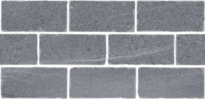 Бордюр BR023 Роверелла серый мозаичный 14,7*34,5(1уп/7шт), шт