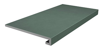 Ступень клееная Про Чементо зелёный матовый 33x60x0,9