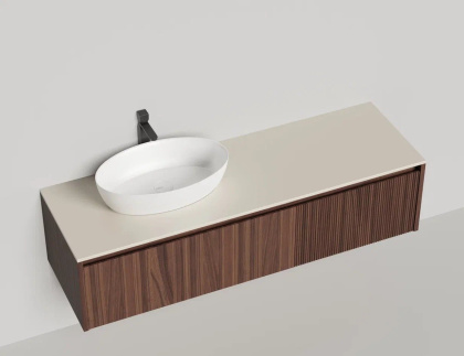 Подвесная тумба Domino 1600, шпон