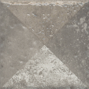 Декор Спартель 4 серый матовый 9,8x9,8x0,7