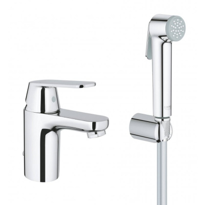 Смеситель для раковины с душем Grohe Eurosmart Cosmopolitan 23125000 хром Смеситель для раковины с душем Grohe Eurosmart Cosmopolitan 23125000 хром