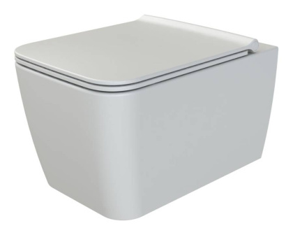 Zen подвесной унитаз матовый белый