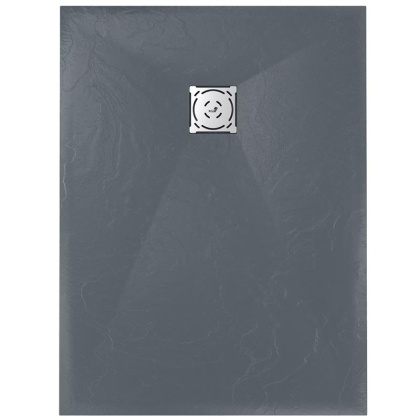 Душевой поддон RGW ST-0108G 80 x 100 см, прямоугольный, из искусственного камня, графит, 16152810-02