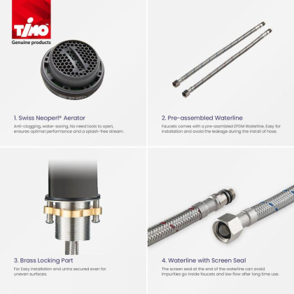 Смеситель Timo Briana 7161/17F для раковины, золото матовое Смеситель Timo Briana 7161/17F для раковины, золото матовое