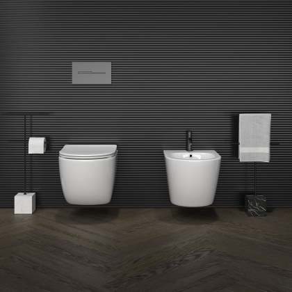 Биде подвесное Ceramica Nova Forma CN3010 Биде подвесное Ceramica Nova Forma CN3010