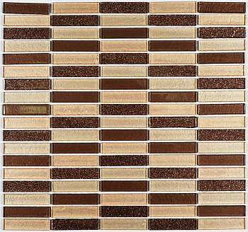 Мозаика стеклянная  Freedom (чип 4*15*63) 300*320 , м2