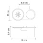 Kammel K-8326 Держатель стакана и мыльницы Kammel K-8326 Держатель стакана и мыльницы