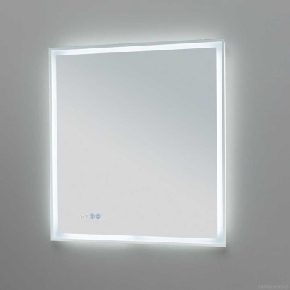 Зеркало Aquanet Оптима 80 белый матовый