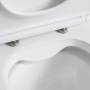 LOUNGE Чаша безободкового унитаза с сиденьем дюропласт soft close, P-trap, BB045CPR/SC LOUNGE Чаша безободкового унитаза с сиденьем дюропласт soft close, P-trap, BB045CPR/SC