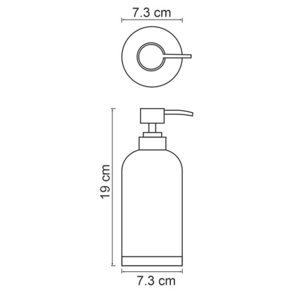 Mindel K-8899 Дозатор для жидкого мыла Mindel K-8899 Дозатор для жидкого мыла