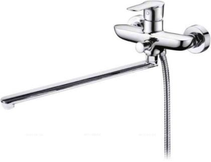 RENO Смеситель для ванны и душа с длинным изливом  REN-VDLM-CRM