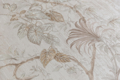 Обои виниловые Оранжерея мотив, синий