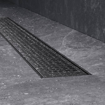 W01SC-P11-070-01BM MasterFlow Трап для душа линейный универс затвор Cut Gradient 70см цвет черн мат