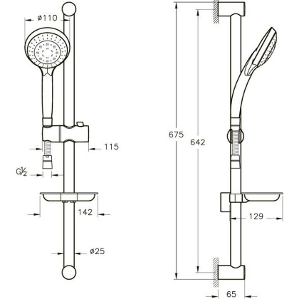 Cozy 5F душевой сет