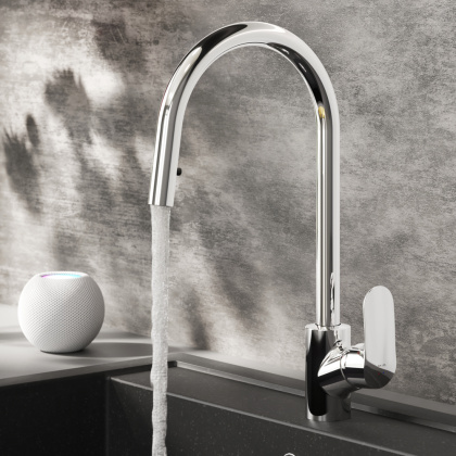 Смеситель Для кухни с вытяжным изливом F8012000 Like Смеситель Для кухни с вытяжным изливом F8012000 Like