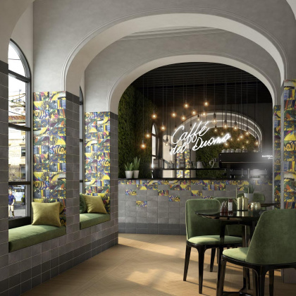 Плитка настенная 19067 Граффити серый темный 9.9*20*8 (46шт\0.91м2), м2 Плитка настенная 19067 Граффити серый темный 9.9*20*8 (46шт\0.91м2), м2