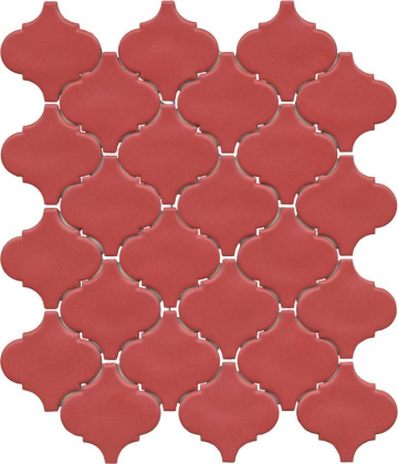 Арабески Марокко красный матовый 26x30x0,7 Арабески Марокко красный матовый 26x30x0,7