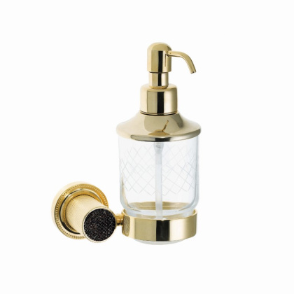 Настенный диспенсер ROYALE CRISTAL BLACK GOLD 10932-G-B Boheme Настенный диспенсер ROYALE CRISTAL BLACK GOLD 10932-G-B Boheme