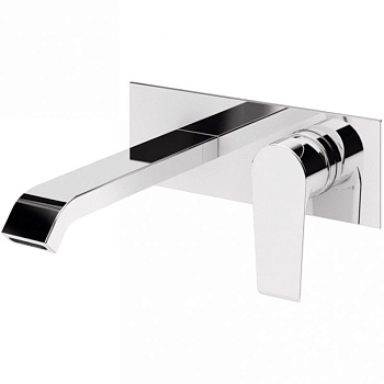 NAUTIC-BLI-01-W0 Смеситель для раковины встраиваемый однорычажный, излив и ручка на одной площадке, исполнение хром NAUTIC-BLI-01-W0 Смеситель для раковины встраиваемый однорычажный, излив и ручка на одной площадке, исполнение хром