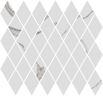 Декор Монте Тиберио мозаичный белый глянцевый 37,5x35x1