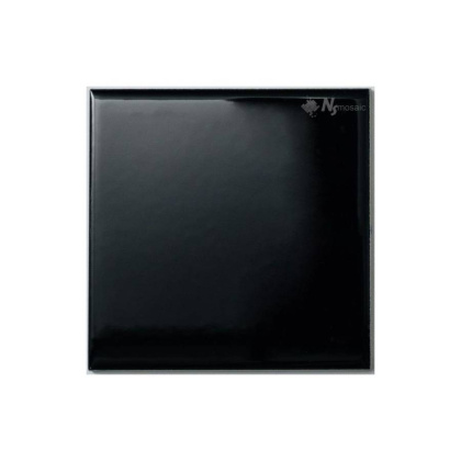 Мозаика FK-106A керамика глянцевая (100*100) чёрная