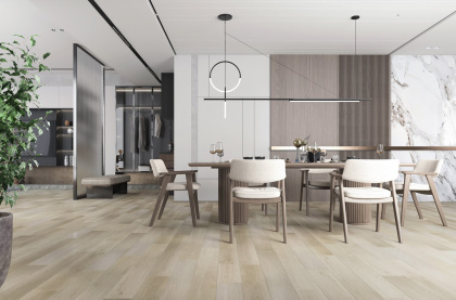 Кварцевый ламинат Fargo 1166-02 Дуб Спелый Миндаль