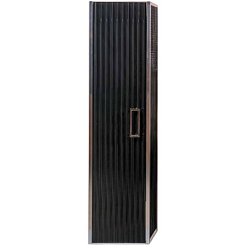 Пенал MONACO черный глянец + хром без ножек 868-BCR Boheme