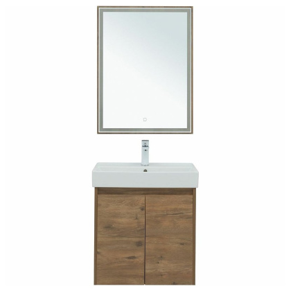 Мебель для ванной Aquanet Nova Lite 60 дуб рустикальный (2 дверцы)