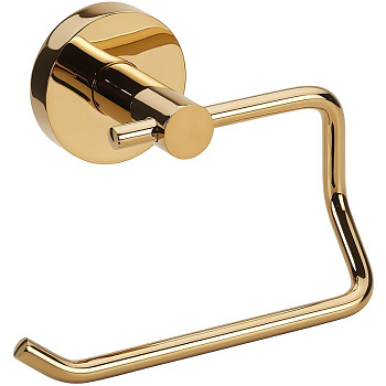 Держатель туалетной бумаги Bemeta Brilo 161112042 Золото, без крышки
