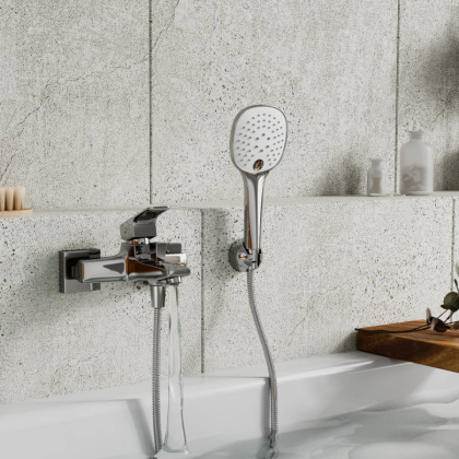 Salm 2701 Смеситель для ванны с коротким изливом Wasserkraft Salm 2701 Смеситель для ванны с коротким изливом Wasserkraft