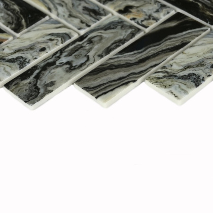 Мозаика Bonaparte Стеклянная Hadar Black 26,8х26,8 см Мозаика Bonaparte Стеклянная Hadar Black 26,8х26,8 см