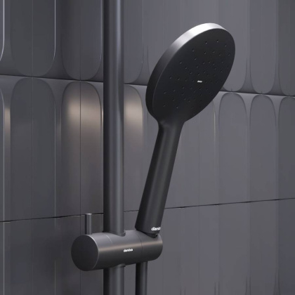 977020300 Jupiter ручной душ, круг 1 функция, Черный