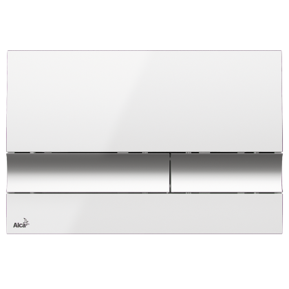 Кнопка управления для скрытых систем инсталляции, белый/xром-глянец Кнопка управления для скрытых систем инсталляции, белый/xром-глянец