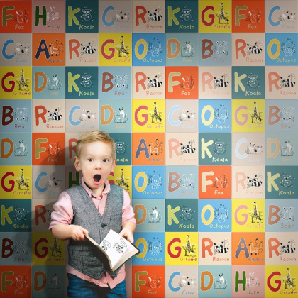 Декор OS\A229\5276 Зоопарк C серый (20см*20см*6,9мм) (10шт/0,4м2) , шт