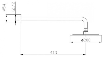 ANCONA Верхний душ, хром ANCONA-SLD-CRM. Диаметр верхнего душа 25 см. ANCONA Верхний душ, хром ANCONA-SLD-CRM. Диаметр верхнего душа 25 см.