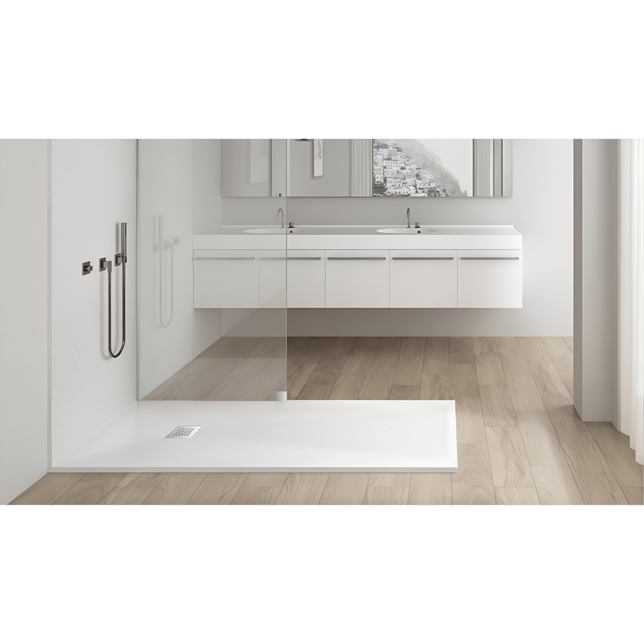 Душевой поддон прямоугольный STONE TRAY-W  900x1000