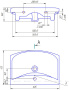 Раковина универсальная CARINA 60 1 отв.