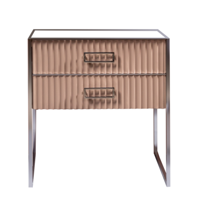 Тумба MONACO 80см h74см капучино глянец + хром под раковину чашу 867-080-CPCR Boheme