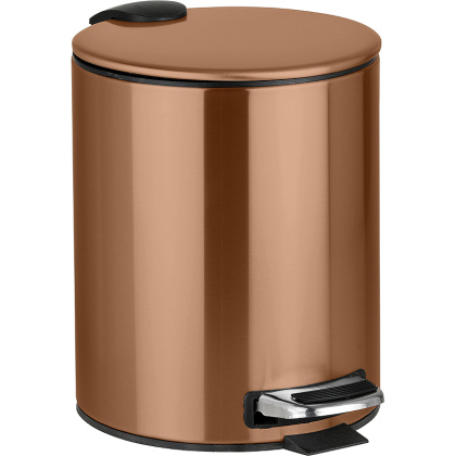 Ведро для мусора Bemeta Amber 155315010 Медное золото матовое, 5 л