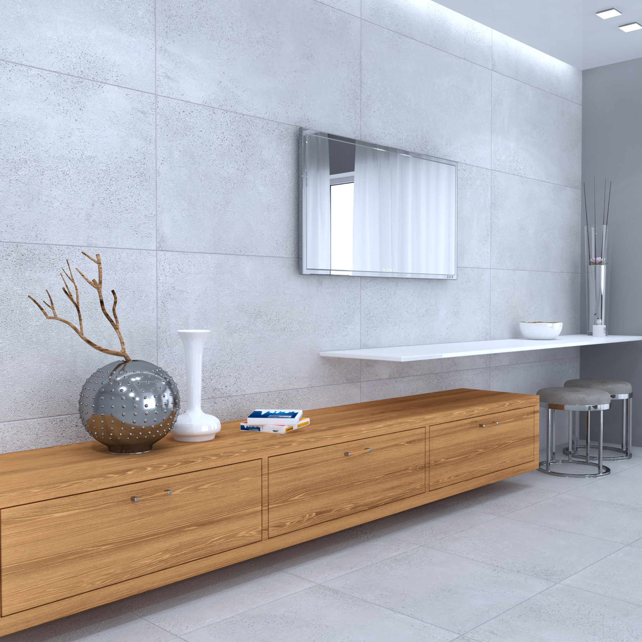 Керамогранит Laparet Tiffany серый матовый 60х120 (2шт_1,44м2), м2