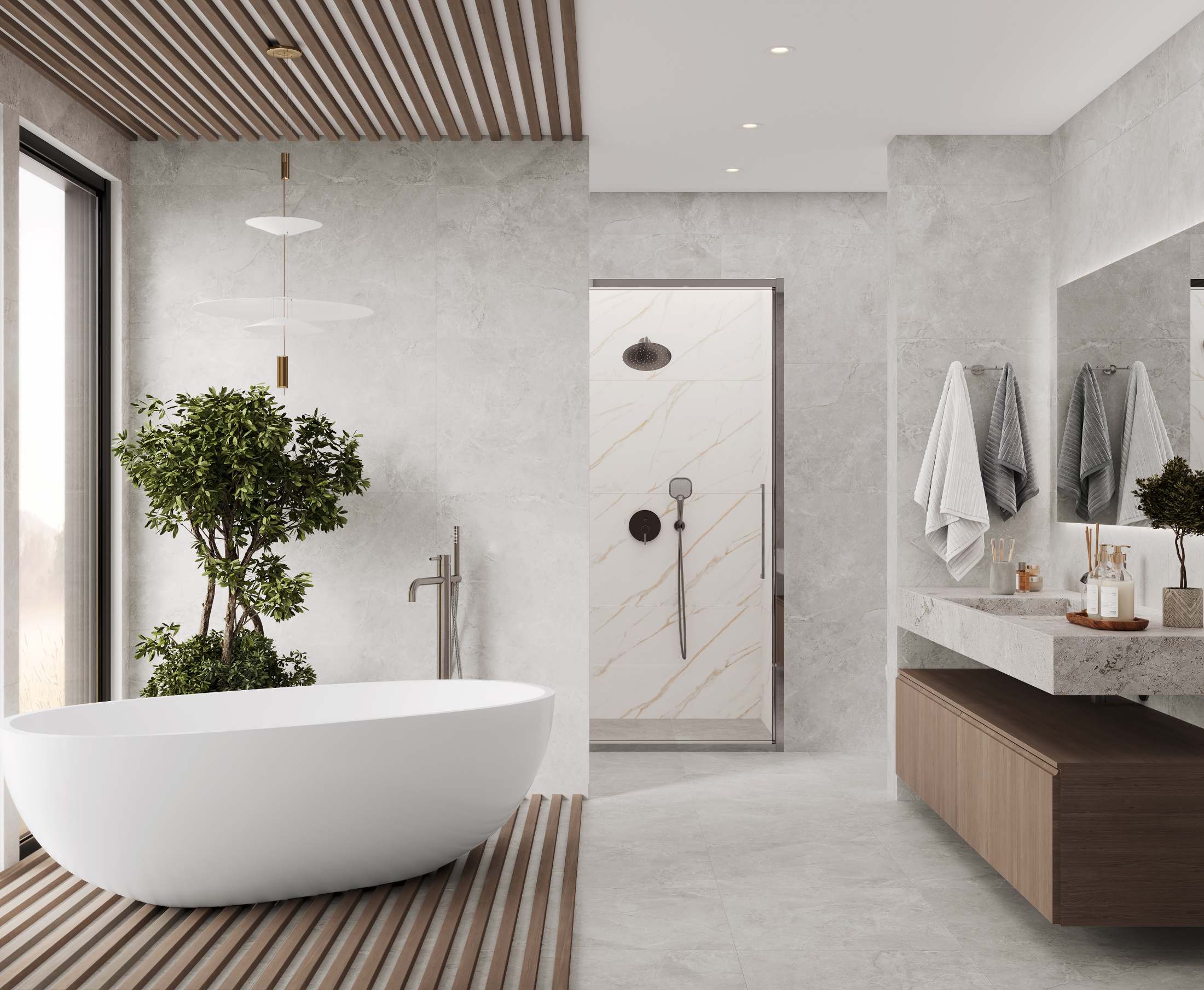 Pluto Silver Керамогранит светло-серый SG50005220R 60х119,5 матовый