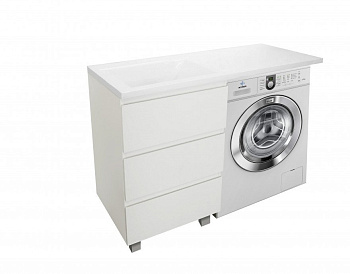 Тумба напольная под умывальник Dallas Luxe 1150х482 3 ящика (ШхГхВ) 498х476х860