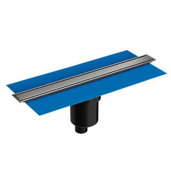 Душевой трап Eco-Flow 50 см, вертикальный, матовый хром