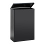 Контейнер для мусора настенный, 6 л, черный