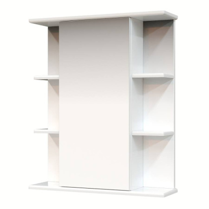 Шкаф-зеркало Onika Глория 60 белый, универсальный