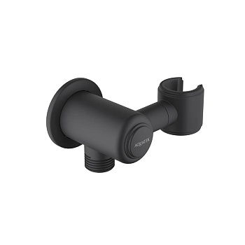 Шланговое подсоединение с держателем AQUATEK, матовый черный AQ2462MB КЛАССИК Шланговое подсоединение с держателем AQUATEK, матовый черный AQ2462MB КЛАССИК