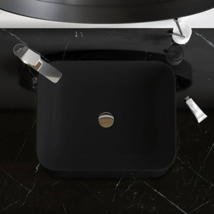 M8FWCC10510BM Func Раковина накладная, прямоугольник, 51 см, цвет черный матовый